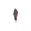 Ensemble 2 pièces grande taille top manches longues et robe bleu marine 
